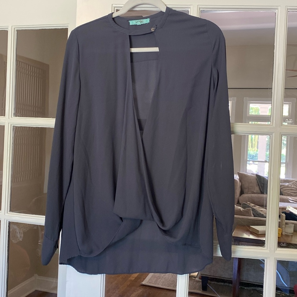 Karlie V-Neck Blouse